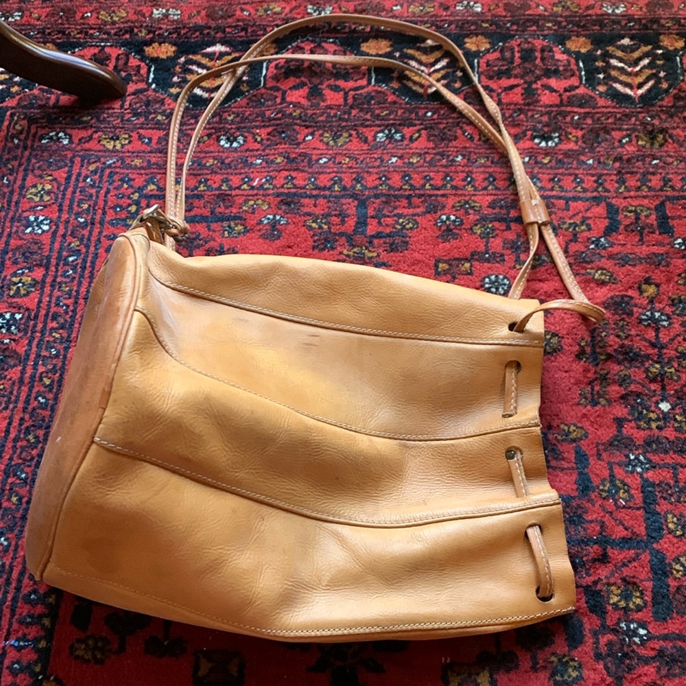 Cree leather  backpack or shoulder bag